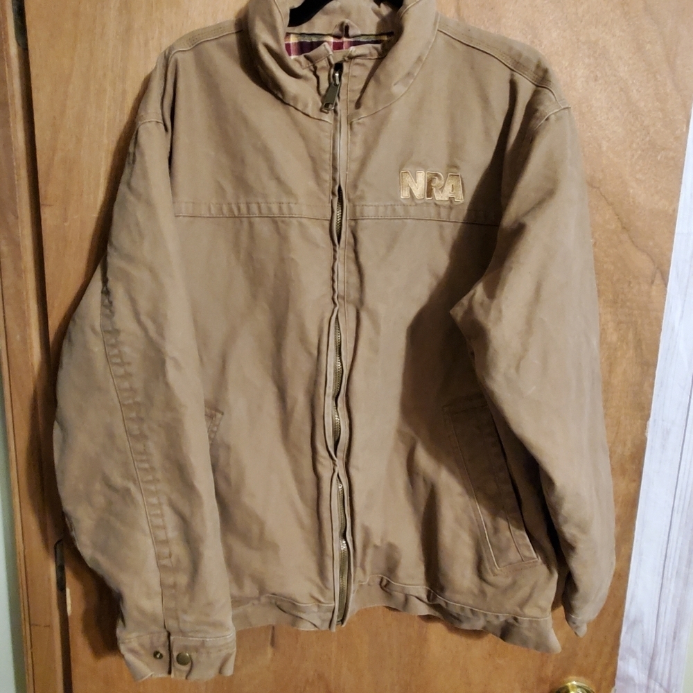 BURKS BAY NRA XL UNISEX. GENUINE CANVAS INSULATED AMMUNITION GUN HOLDING POCKETS